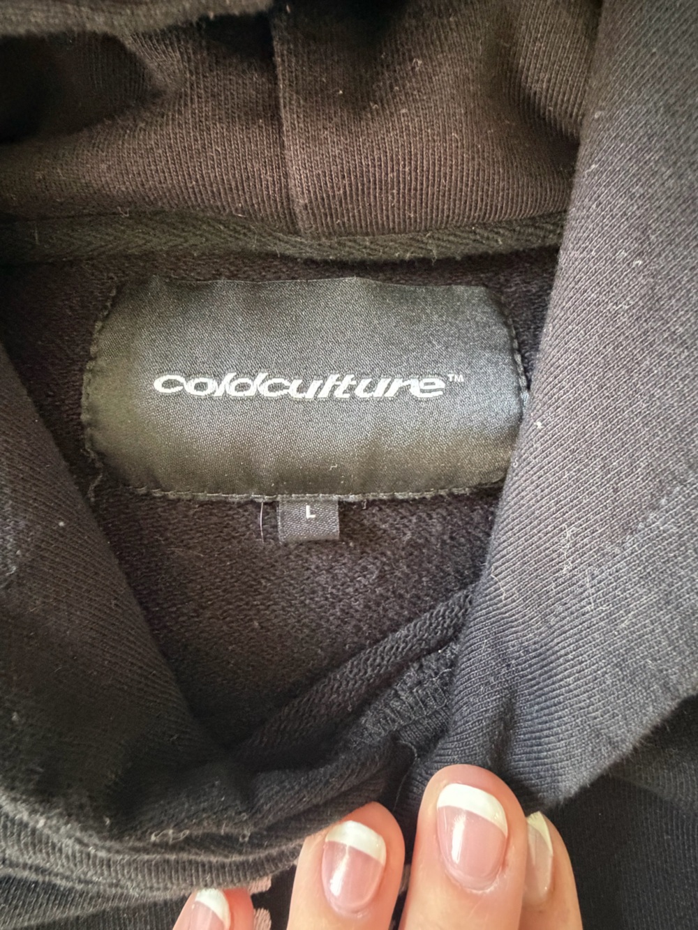 Cold Culture Black Logo Pullover Hoodie - Picture 3 of 4